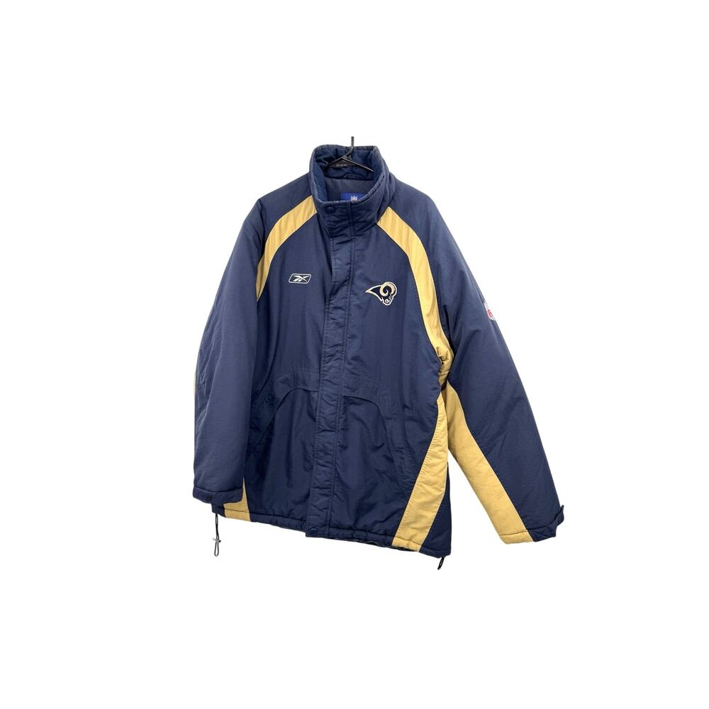 NFL Team Apparel On Field Reebok St. Louis Rams Football Jacket Adult Size M